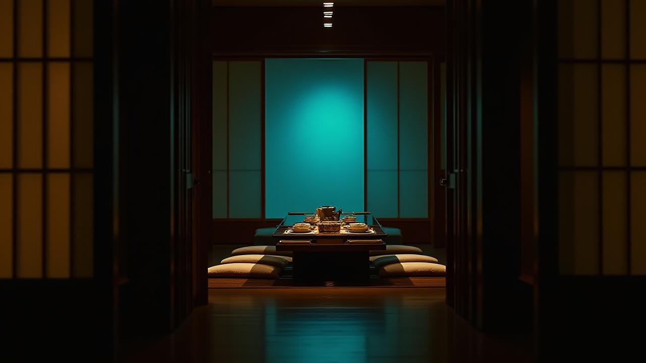 Midori no Moriの洗練された個室の様子